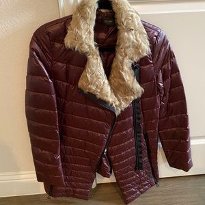 Edition Mo&Co | Women quilted down fur jacket size S